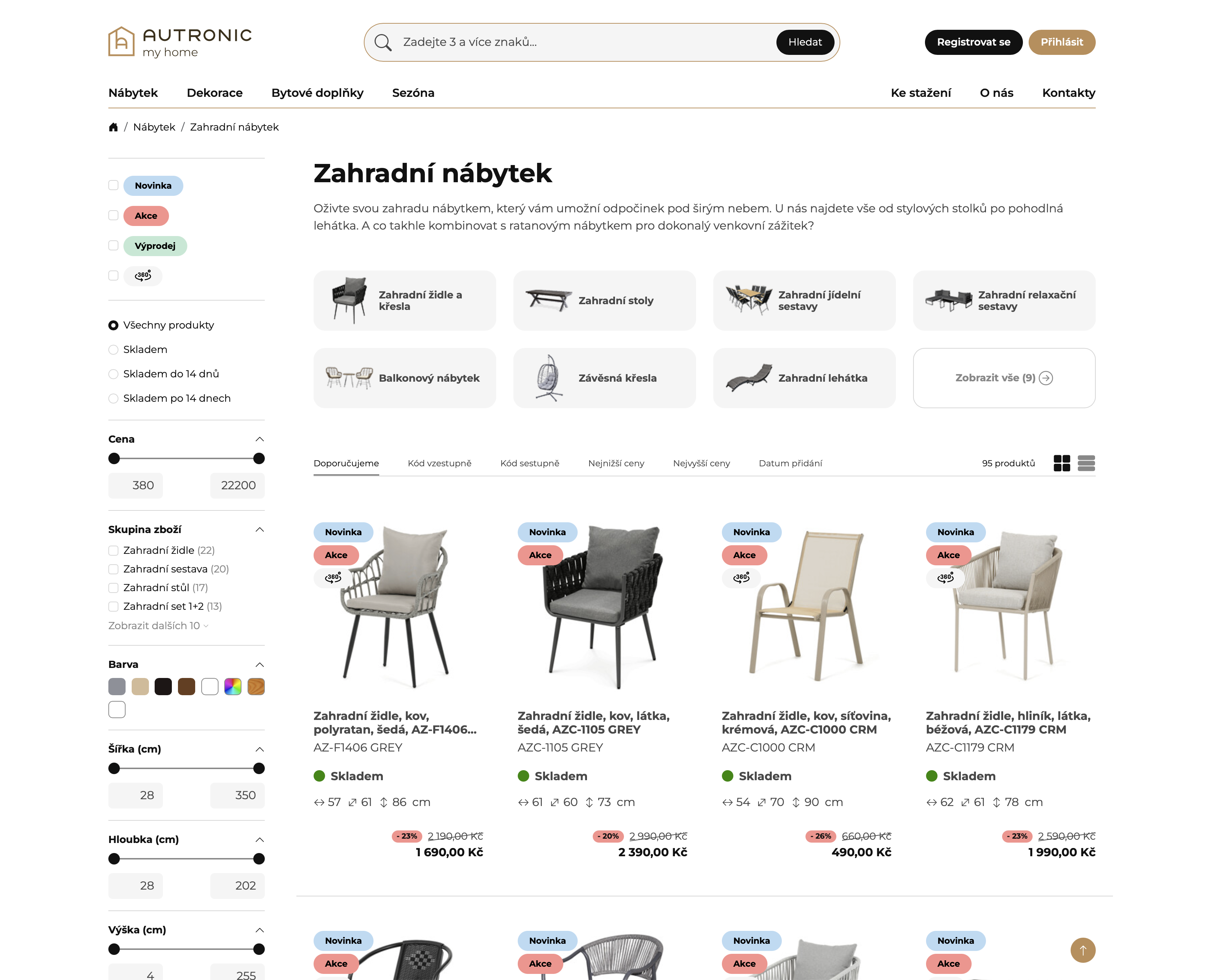 Velkoobchod s nábytkem v B2B, znovu navržený