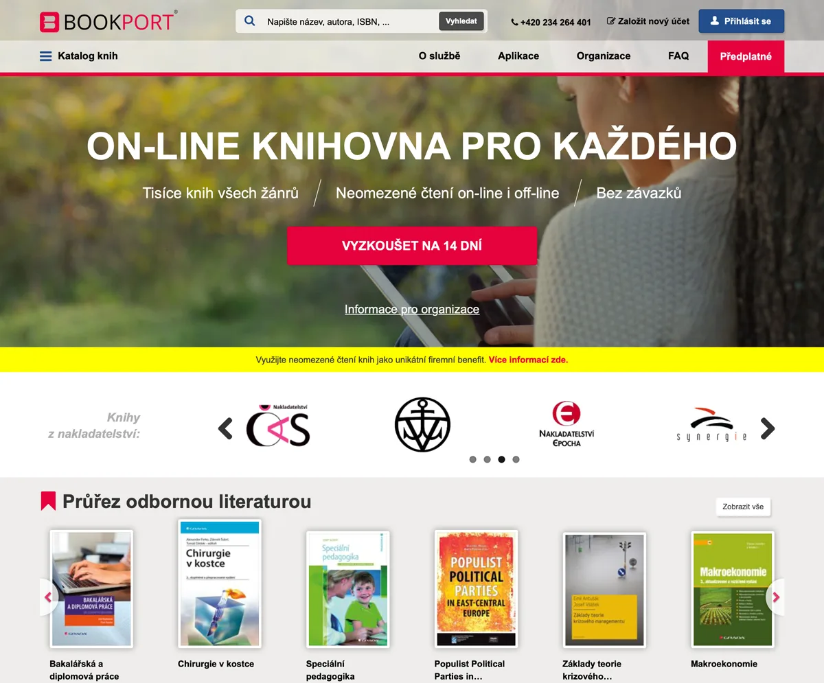 E-knihovna, která jde s vámi všude